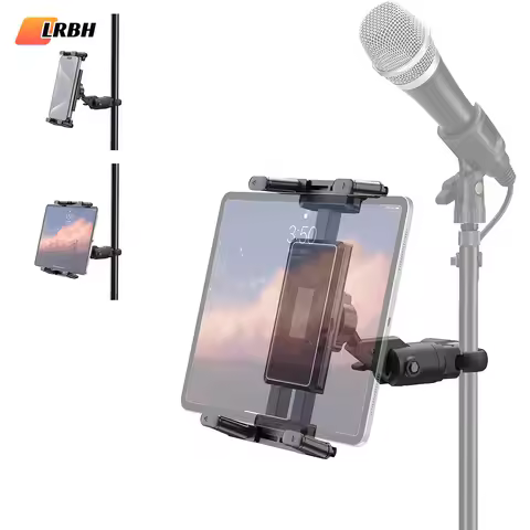 Microphone Music Stand Tablet Holder for iPad and Smartphone for Shee Music Fits Devices from Screen