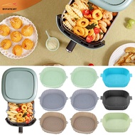 1/2Pcs Air Fryer Silicone Pot with Handle Reusable Air Fryer Liner Heat Resistant Air Fryer Silicone