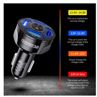 Qualcomm Car Charger 2 Port USB Fast Charging QC3 0 car charger htm round 4port latest Z0O2 BIG Pay 