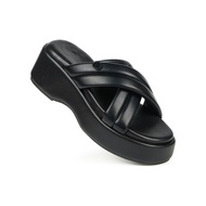 SHU BEDDY 2.5" TINY SIGNET CROSS WEDGES รองเท้าแตะ