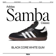 Adidas Samba Classic Black Core White Gum 100% Original Sneakers Casual Pria Wanita Sepatu Ori Murah