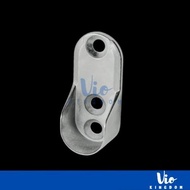 braket pipa oval huben bp - 16 bracket sambungan gantungan lemari baju - braket