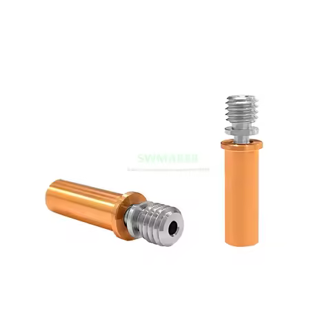 Titanium / Red Copper Bimetal Heat Break Straight-type - ANYCUBIC Mega I3 Chiron 4Max pro Vyper Kobr