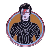 David Bowie Lapel Pin Stardust Badge Music Art Lovers Collection Addition