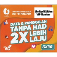 Umobile💯All Unlimited Data & Call GX38🔥NEW HOT PLAN🔥