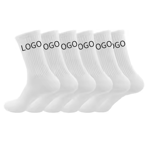 Miosam USD10 High-end custom ski wool Socks Embroidery Compression sports Casual heat transfer print