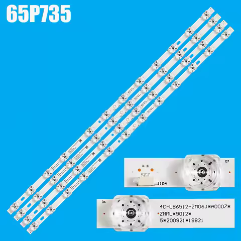 1/5/10 Kits LED Backlight For 4C-LB6512-ZM05J 65S434-CA 65S431 65S315 65S433 65S435 65P618 GIC65LB10