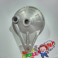 ฝาเบรค หลัง งานCNC สีเงิน WAVE110i 2009-2024 / WAVE125ปลาวาฬ / WAVE125R / WAVE125S / WAVE100s 2005