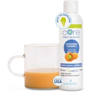 Core Med Science Liposomal Vitamin C 1000mg Liquid - Sunflower Formula, 5 Fl Oz