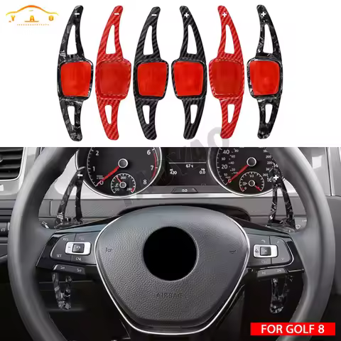 Carbon Fiber Car Steering Wheel Shift Paddle For Volkswagen Tiguan MK2 VW golf 7/8 Alltrack MK7/8 T-