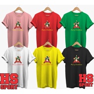 CHRISTMAS TREE T-SHIRT WITH SANTA CLAUS - SANTA CLAUS T-SHIRT