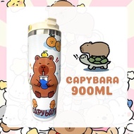 🔥Ready Stock🔥 Cartoon Portable Ice Cup Kuromi Pikachu Stitch Labubu 30oz Stainless Steel Handheld Th