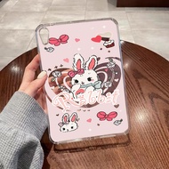 Pink Cartoon Rabbit Case For iPad Air 4 5 10.9 Case 2022 Clear Cover for iPad Pro 11 2020 2021 10th Generation Mini 6