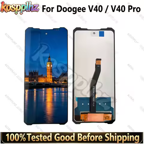 100%Tested For Doogee V40 PRO LCD Display Assembly Digitizer Touch Screen Glass For Doogee V40 LCD S