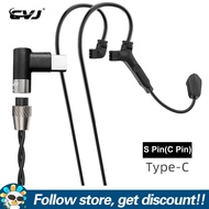 สายสายเล่นเกมอัพเกรดเสียง CVJ Hato Esports พร้อมไมโครโฟนบูมถอดออกได้3.5มม./ประเภท-C สายหูฟังโทรศัพท์