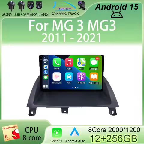 Android 15 For MG 3 MG3 2011 2012 2013 2014 2015 2016 2017 - 2021 CarPlay Car Multimedia Radio GPS S