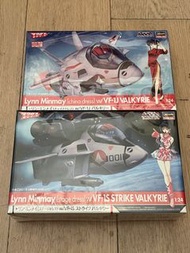 長谷川 Hasegawa 模型 1/24 SD 超時空要塞 Macross VF-1S VF-1J Strike Valkyrie 韋基利 Lynn Minmay 林明美  China dress 中