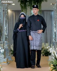 [HITAM] Baju Nikah Jubah Ratu Arab/Full Set Baju Nikah/Baju Nikah/Baju Tunang/Jubah Ratu Arab