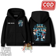 Roblox Steal A Brainrot 67 Kids Zipper Hoodie Jacket Roblox Steal A Brainrot 67 Kids Zipper Jacket/ 