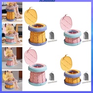 [Flameer2] Portable Potty Seat Foldable Training Toilet Chair Travel Toilet Children's Urinal for Summer Holiday Household Supplies Boys