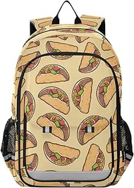 Milk Cow Skin Pattern Backpack for Teens for Girls Boys Large Capacity Backpack for Laptop, Taco Tra