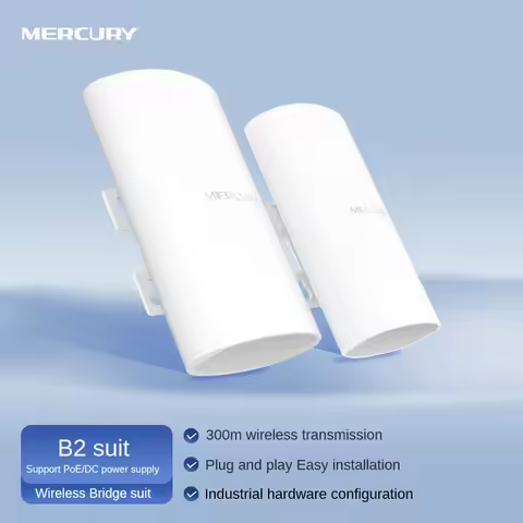 Mercury 2.4G Wifi Repeater 300Mbps Wireless Outdoor Bridge Router Point to Point Wifi Signal Amplifi