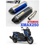 YAMAHA XMAX250 Exhaust Slip On Piping Stainless Steel Project79 Muffler Project 79 QPM04SV/BK Ekzos 