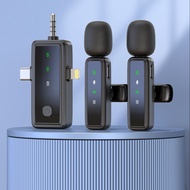 KONO-J81 ไมค์ไร้สาย ตัดเสียงรบกวน ไมค์ไลฟ์สด ไมค์อัดเสียง สำหรับ สมาร์ทโฟน