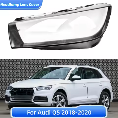 For Audi Q5 2018 2019 2020 Headlamp Lens Cover Shell Lampshade Headlamp Car Front Headlight Lens Cov