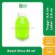 Vitco 80 Bottle ClearML, 200 pcs | Zam Zam 80 Water Bottle ML | 80 Water Bottle ML