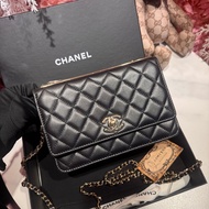 Chanel 芯片款trendy cc 斜背包woc/王吉娜古董精品