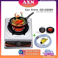 Axn Single Infrared Burner Gas Stove Stainless Steel Home Desktop Liquefied Gas Stove Kitchen (Dapur gas)