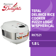 Tefal Delirice Rice Cooker Fuzzy Logic w/Spherical 1.8L RK7521