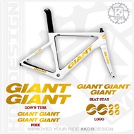 Decal Frame GIANT custom 2 Roadbike Klaten Decal Bike Bicycle Sticker