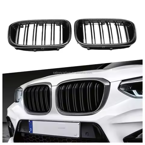 Carbon Fiber Front Bumper Grille for BMW F97 X3M F98 X4M Pre Lci Use