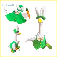 LIVI Celebratory Geese Costume Green Waistcoat Door Geese Outfit Outdoor Geese Dress Designed For Ea