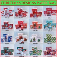 Christmas Design Paper Bag / Cute Gift Bags / Many sizes / Local Singapore Seller