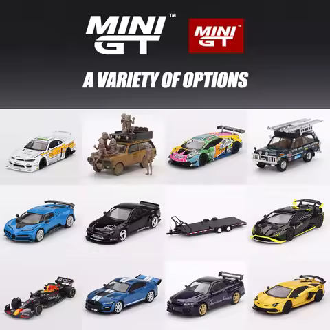 MINIGT 1:64 Silvia S15 LB 576 545 638 561 567 Alloy car model AC19 574 639 618 616 552 520 542 539 5