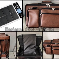 กระเป๋ากลองไฟฟ้า SPD30 แบบหนังหนา สีน้ำตาล (กันน้ำ) จากEasicase