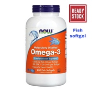 Now Foods Omega-3 180 Fish Softgels