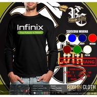 Infinix Smartphone Logo Long Sleeve Distro Shirt