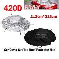 Car Cover Outdoor Protection 420D Car Half Cover Soft Top Roof Snow Sunshade Dustproof Cover For Maz