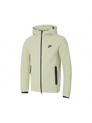 Áo khoác trùm đầu dệt kim kiểu bạn trai 2024 dành cho nam AS M NK TCH FLC FZ WR FB7922-371