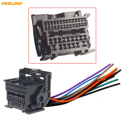 FEELDO Car Stereo Audio Wiring Harness Adapter For Chevrolet Cruze Malibu Aveo ISO Radio CD/DVD Inst