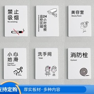 [Hot Sale~~~] Warm Reminder Sign Sign No Suction Reminder Sign Acrylic Toilet Slip Carefully Sign Wo