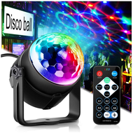 COD TaffLED Lampu Disco Warna Warni Proyektor Disco LED RGB 240V 6W with Remote Control - CY-LV-RG