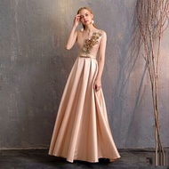 EAGLELY 2026 New Luxury Evening Dress For Women High End Banquet Dress Glamorous Pink Long Dress Ele