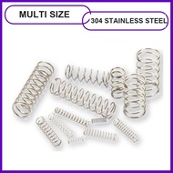 SUS304 Compression Springs d0.3mm * OD2-6mm Anti-Rust Industrial Spring 【YJ-3】