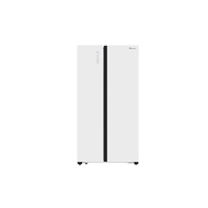( DELIVER KL AND SELANGOR ) HISENSE 620L INVERTER SIDE BY SIDE WHITE GLASS DOOR FRIDGE RS688N4AWU