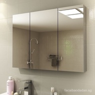 Mirror Cabinet Stainless Steel Bathroom Mirror Cabinet Wall Mounted Bathroom Hanging Mirror With Shelf Storage Dressing Mirror